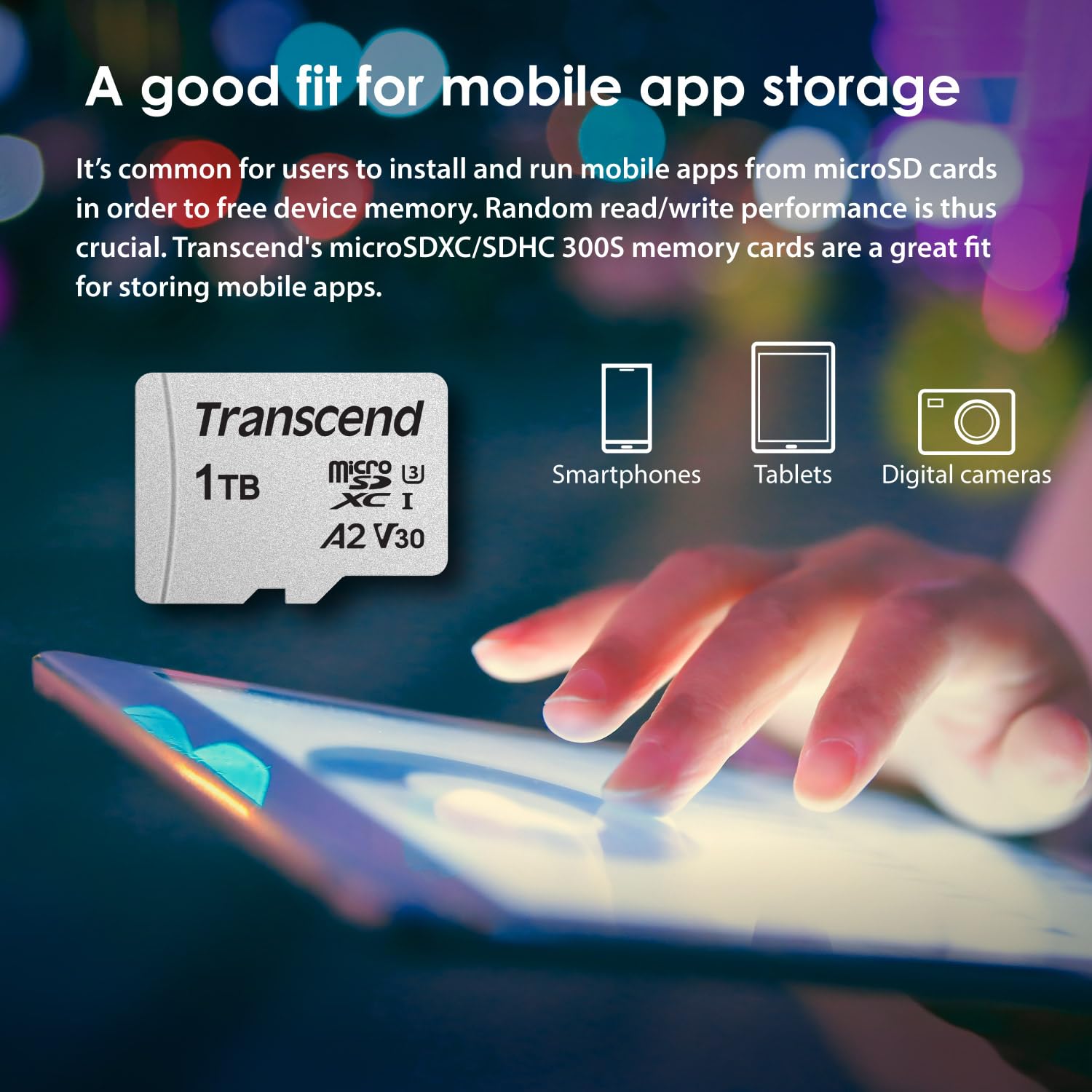 Amazon | Transcend microSDカード 512GB UHS-I U3 V30 A1 Class10